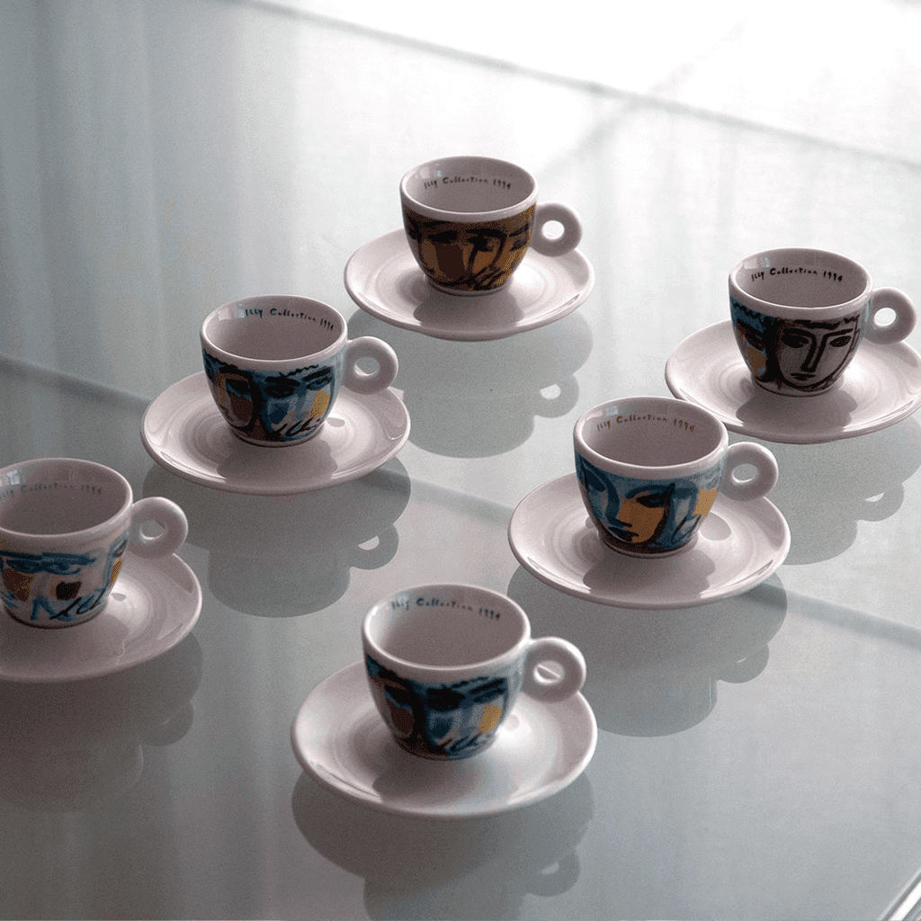 Illy Collection Espresso Set - Facce Italiane - Image 1 of 4