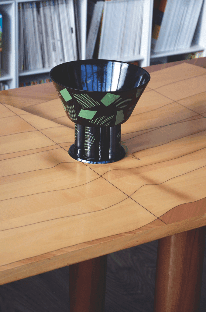 Black Ceramic Bowl - Image 1 of 6